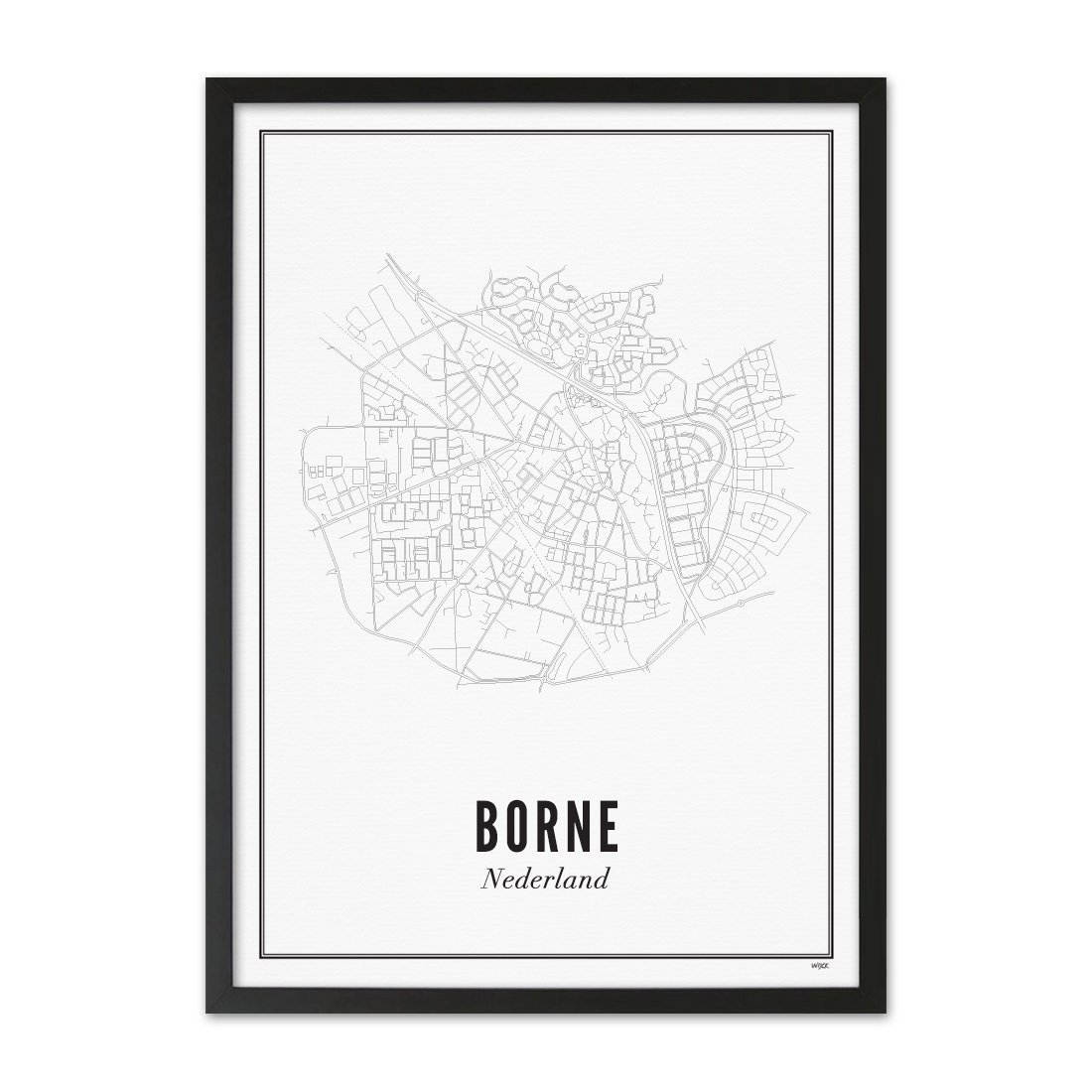 Poster van Borne - Stad | WIJCK. 